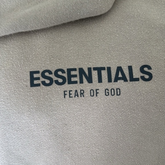 Essentials Cream Hoodie - Picture 2 of 4